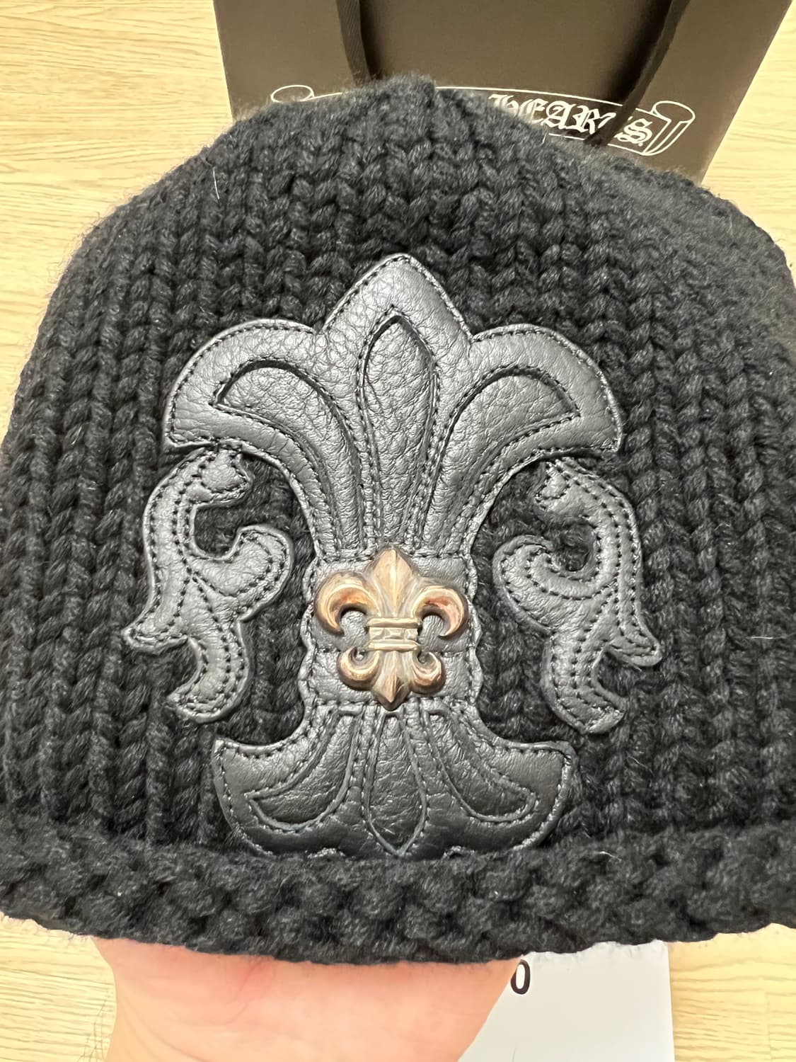 크롬하츠 플레어 패치 참 캐시미어 비니 [ OS ] 상품이미지2