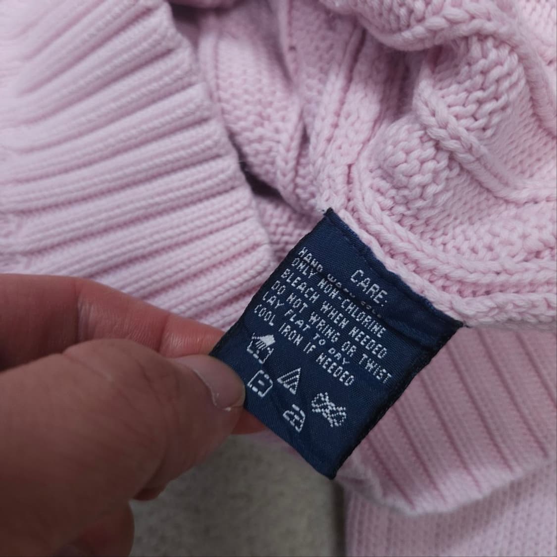 폴로 랄프 로렌 여성 케이블 니트 L 상품이미지5