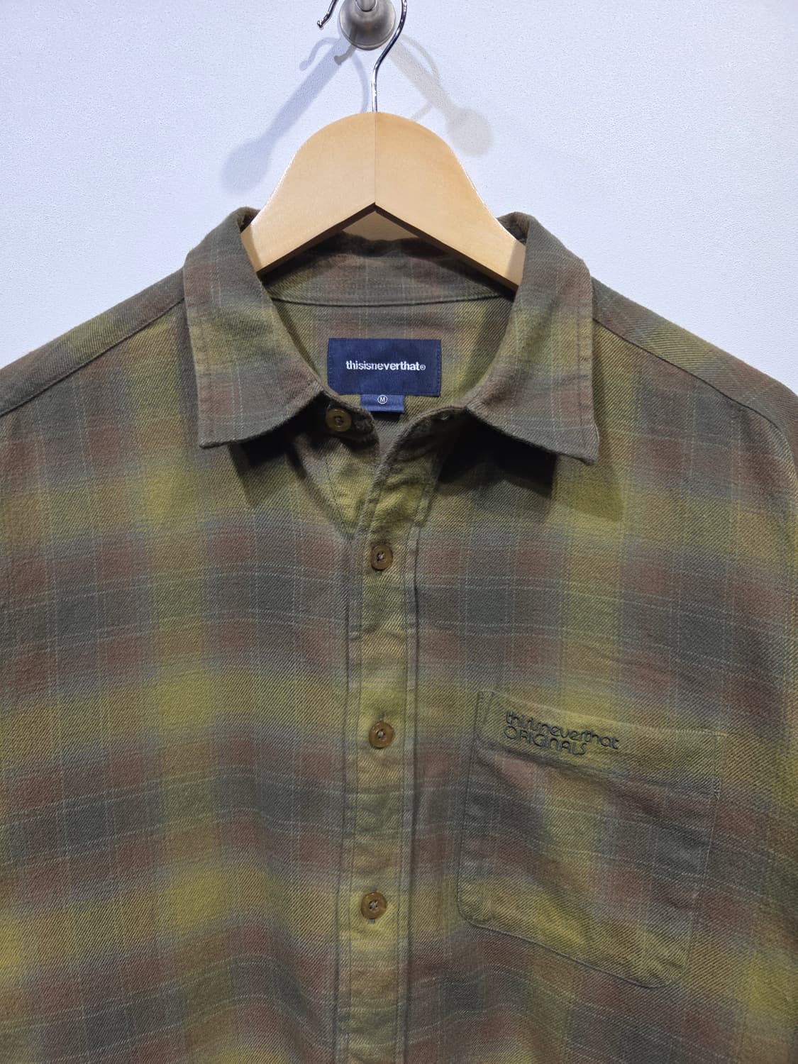 thisisneverthat 디스이즈네버댓 옴브레 체크 셔츠 상품이미지3