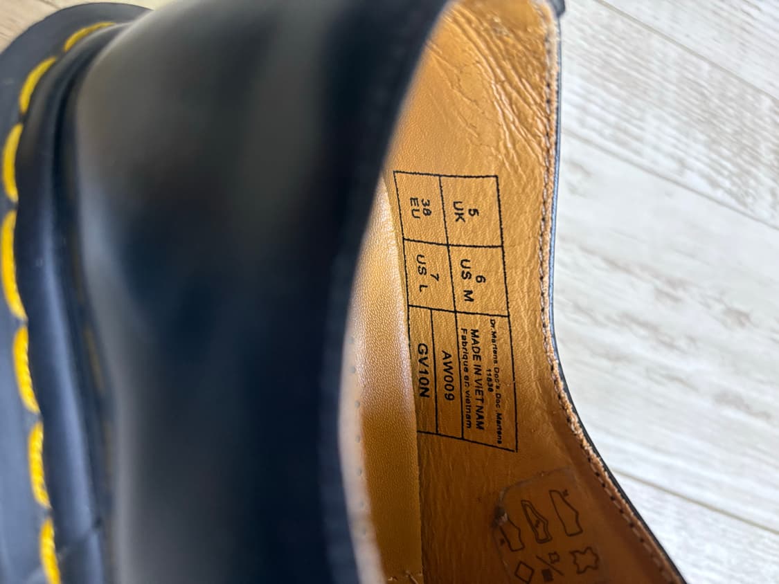 닥터마틴 1461 3홀 스무스 240 상품이미지7