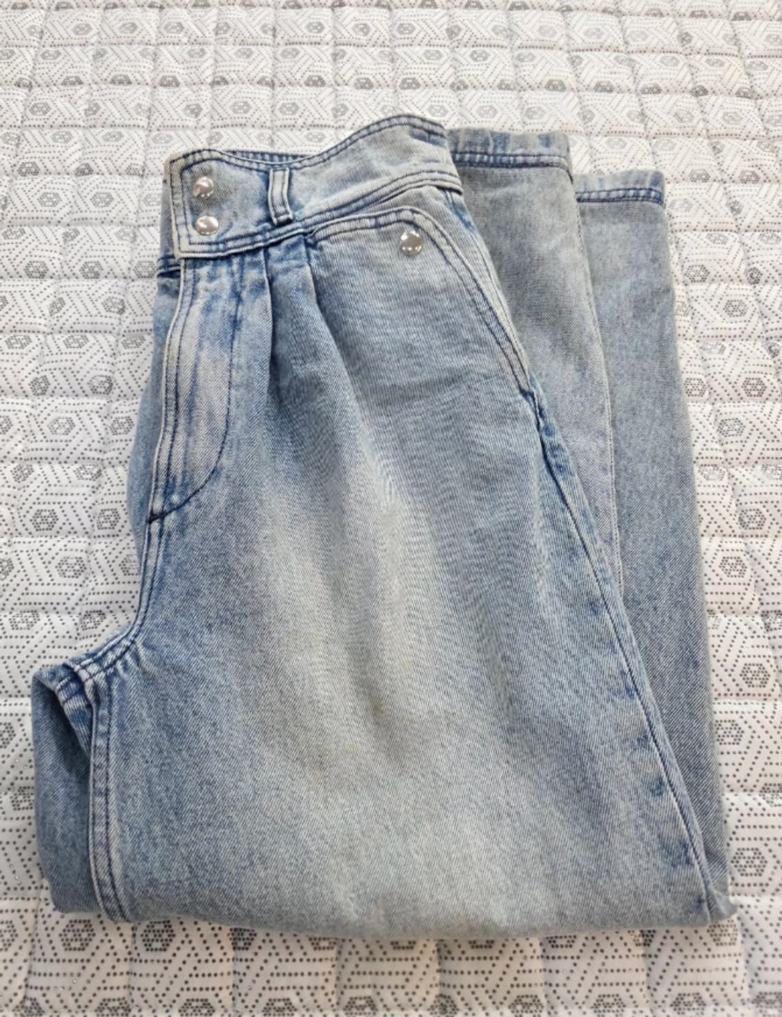 이로 연청색 청바지 34사이즈 상품이미지3