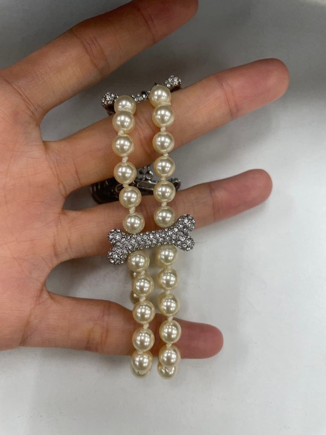 급처) 비비안웨스트우드 Faustine 진주 팔찌 상품이미지5