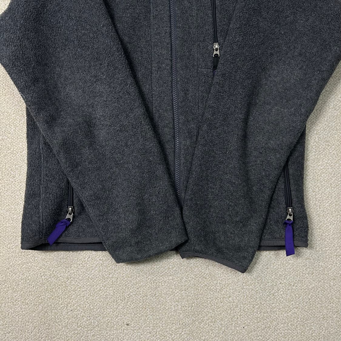 (S) 90s 파타고니아 회색 플리스 집업 상품이미지4