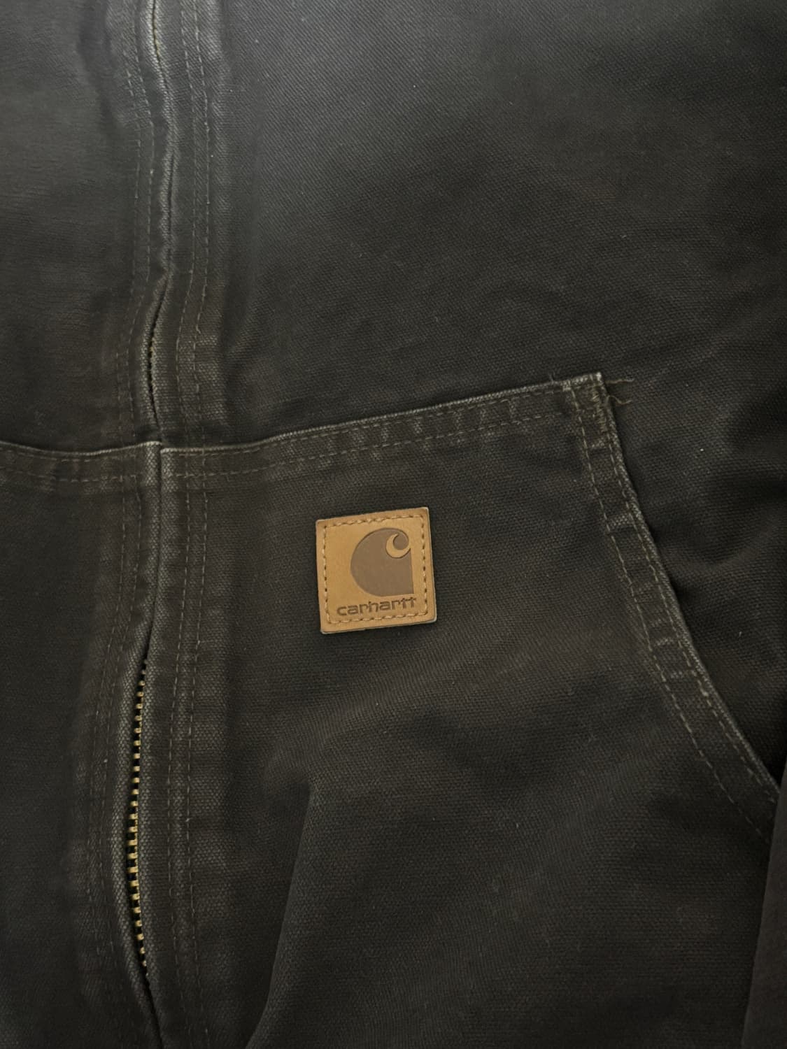 [3XL] J130 DKB 칼하트 액티브 자켓 빈티지 다크브라운 상품이미지4