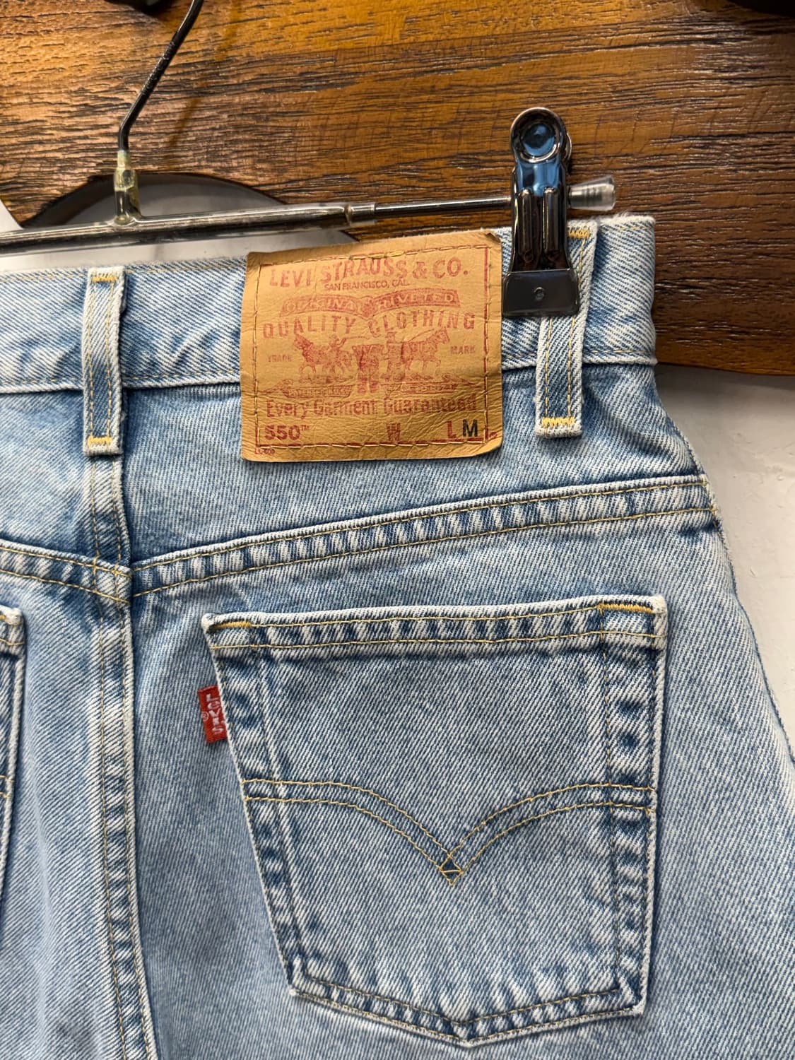 00s Levi's 550 Relaxed Denim Shorts 상품이미지3