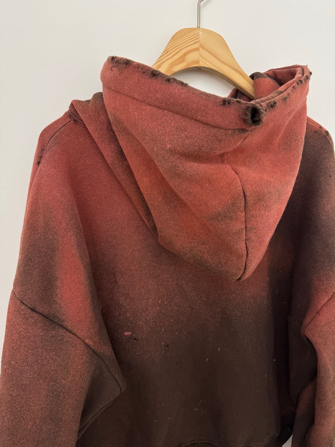 빈티지 크롭 후드집업(기모) 상품이미지6