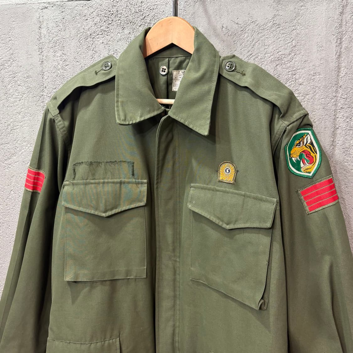(L) 80s 국군 밀리터리 자켓 상품이미지2