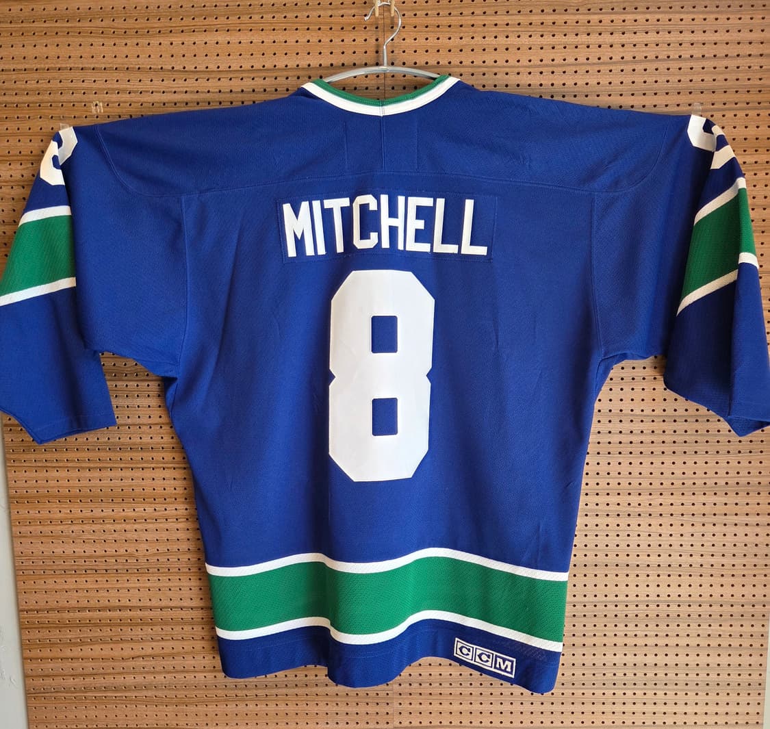 [00s 캐나다생산] CCM NHL 밴쿠버 커넉스 빈티지 하키져지 상품이미지2