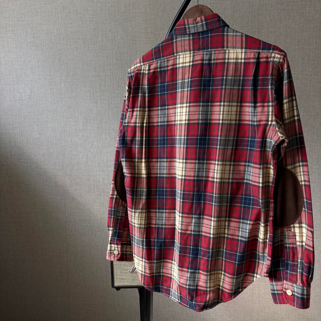 폴로 랄프로렌 엘보우 패치 웨스턴 체크 셔츠 상품이미지6