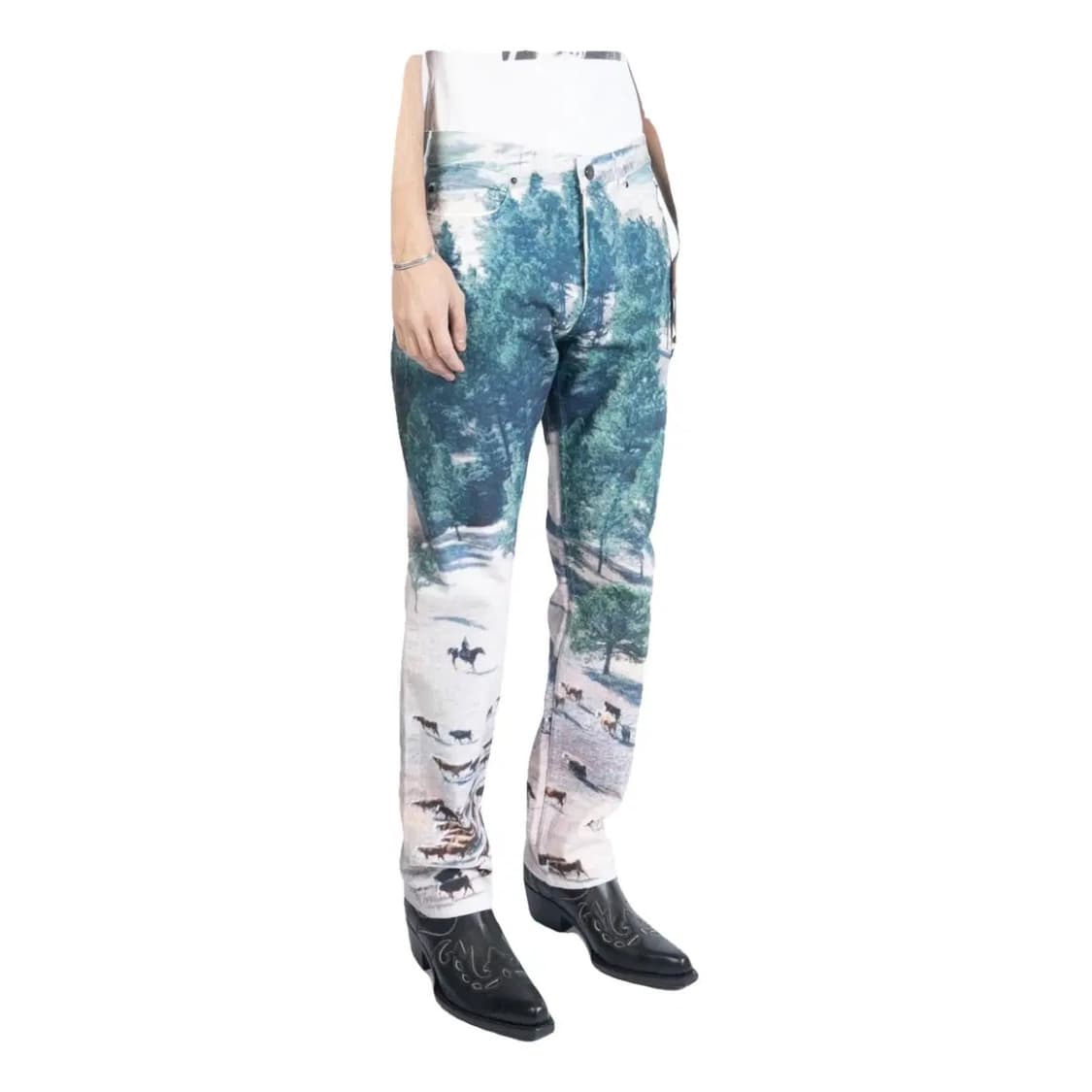 캘빈 클라인 18SS landscape printed denim 상품이미지1