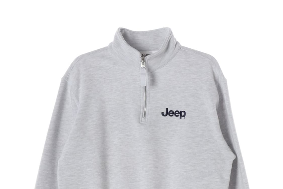 Jeep 루즈핏 하프집업 맨투맨 S 상품이미지3