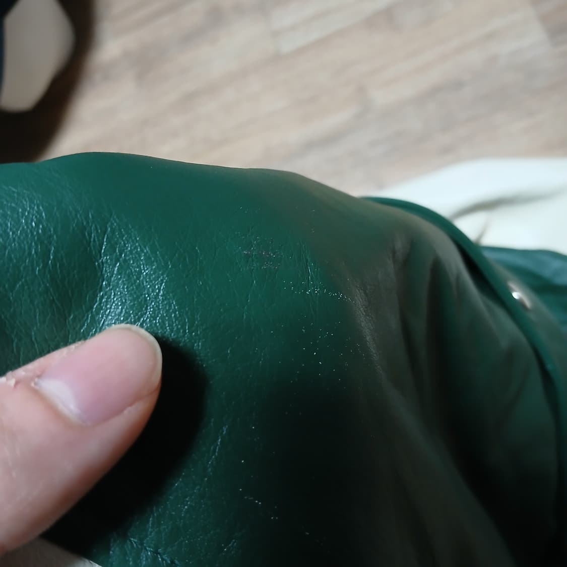 Navy team 네이비팀 소가죽 레더 바시티 자켓 상품이미지10