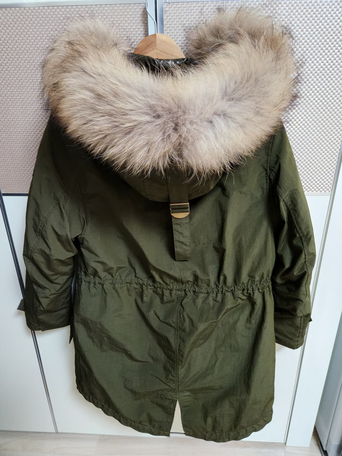 버버리 burberry Ramsford 3 in 1 라쿤퍼 다운 야상 상품이미지5