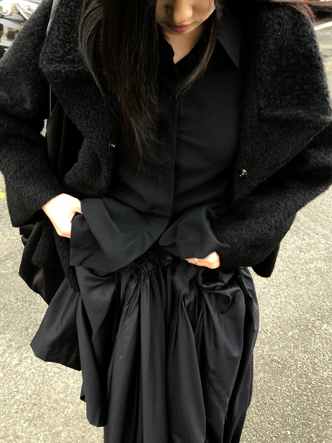 구찌 by 톰포드 98FW 블랙 울 셔츠 상품이미지2