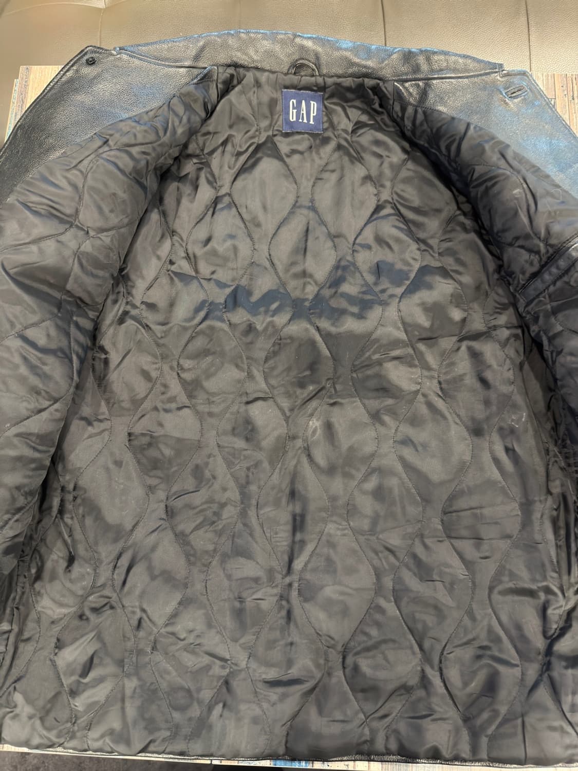 올드갭 레더 카코트 M 사이즈 상품이미지7