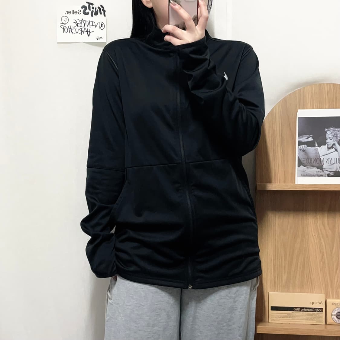 [정품] 나이키 블랙 스우시 져지 [ M ] 상품이미지2