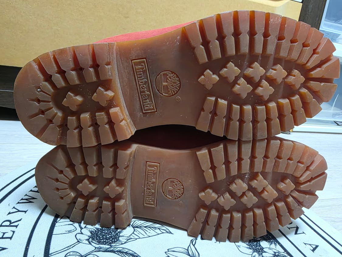 [255~260]팀버랜드 6인치 워터프루프 레드 부츠 상품이미지6