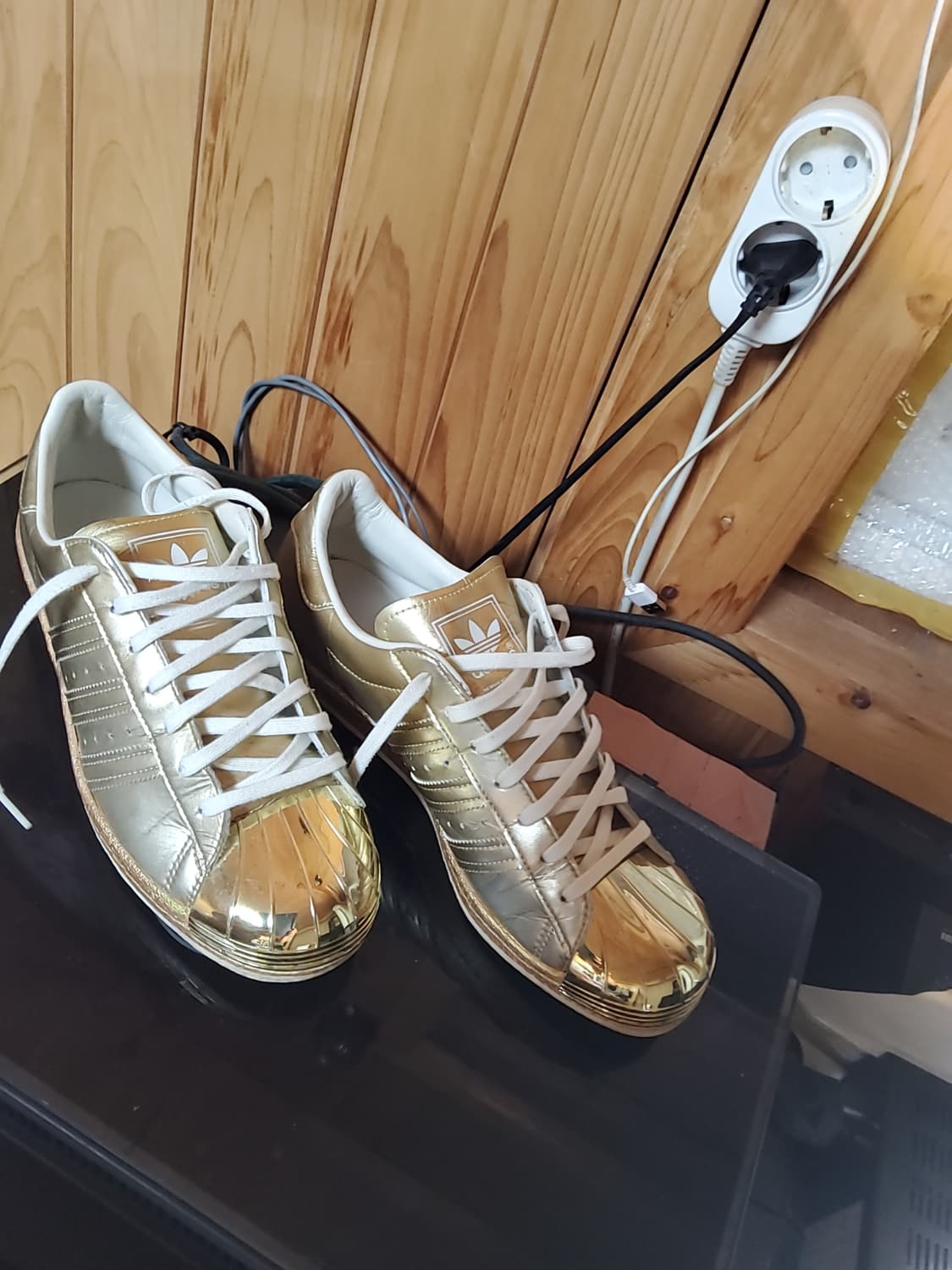 아디다스 슈버스타 골드메탈토 스니커즈 260-265 레어 상품이미지7