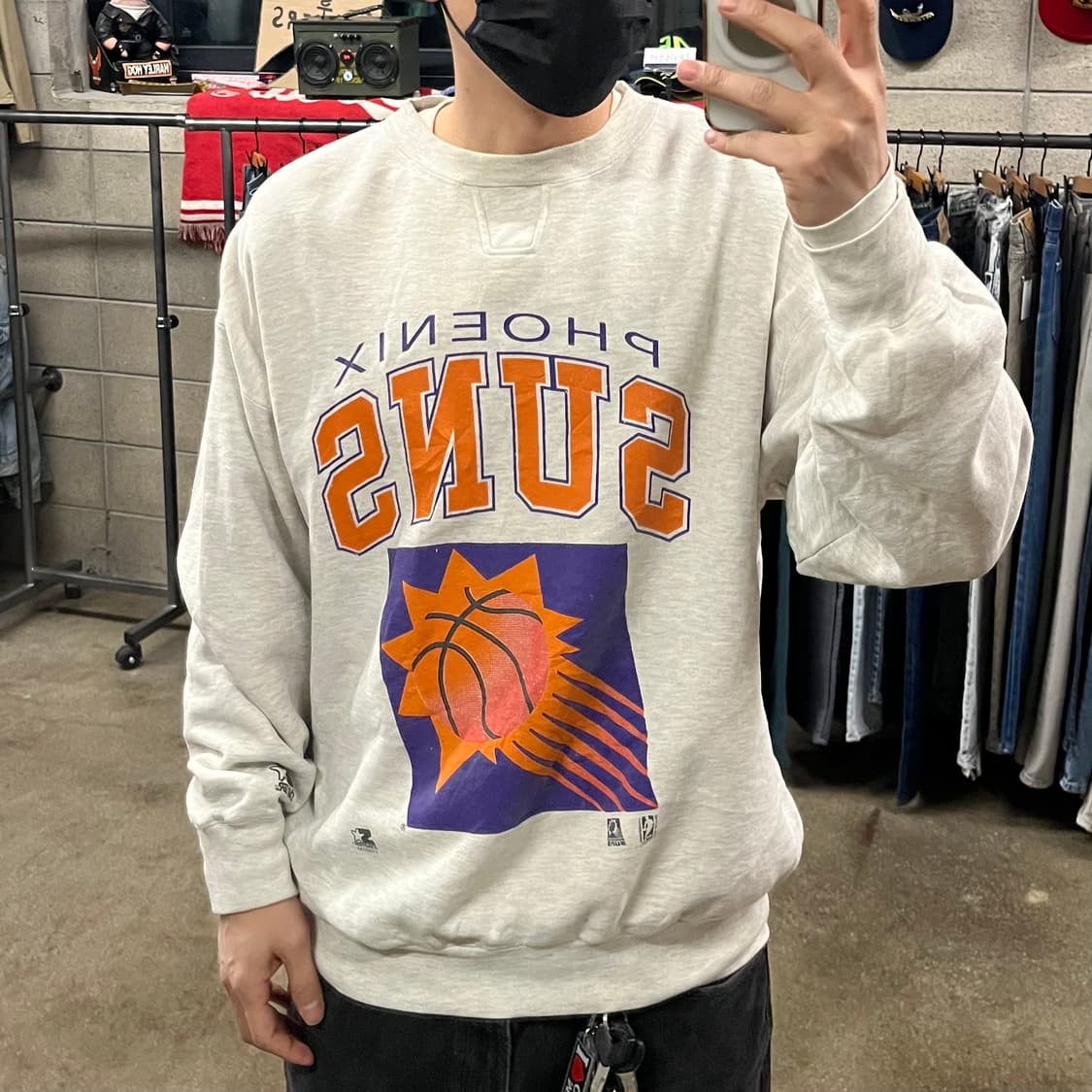 90s 스타터 NBA 피닉스 선즈 스웻셔츠 (110) 상품이미지6