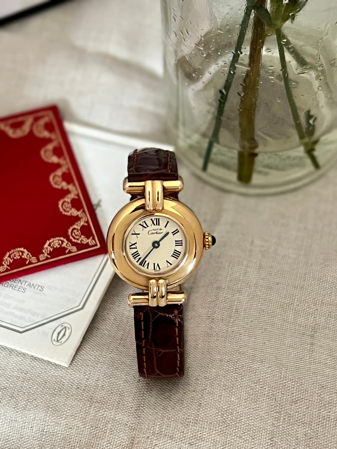까르띠에 머스트 꼴리제  시계 / 정품감정서 . 케어 상품이미지3