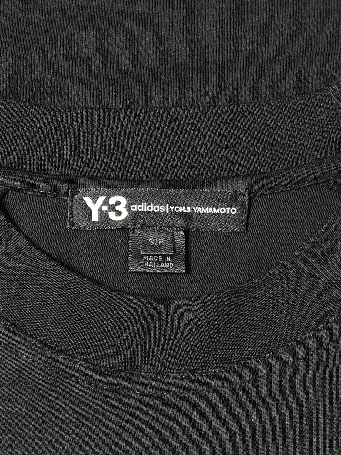 Y-3 adidas 프린팅 블랙 반팔티 상품이미지4