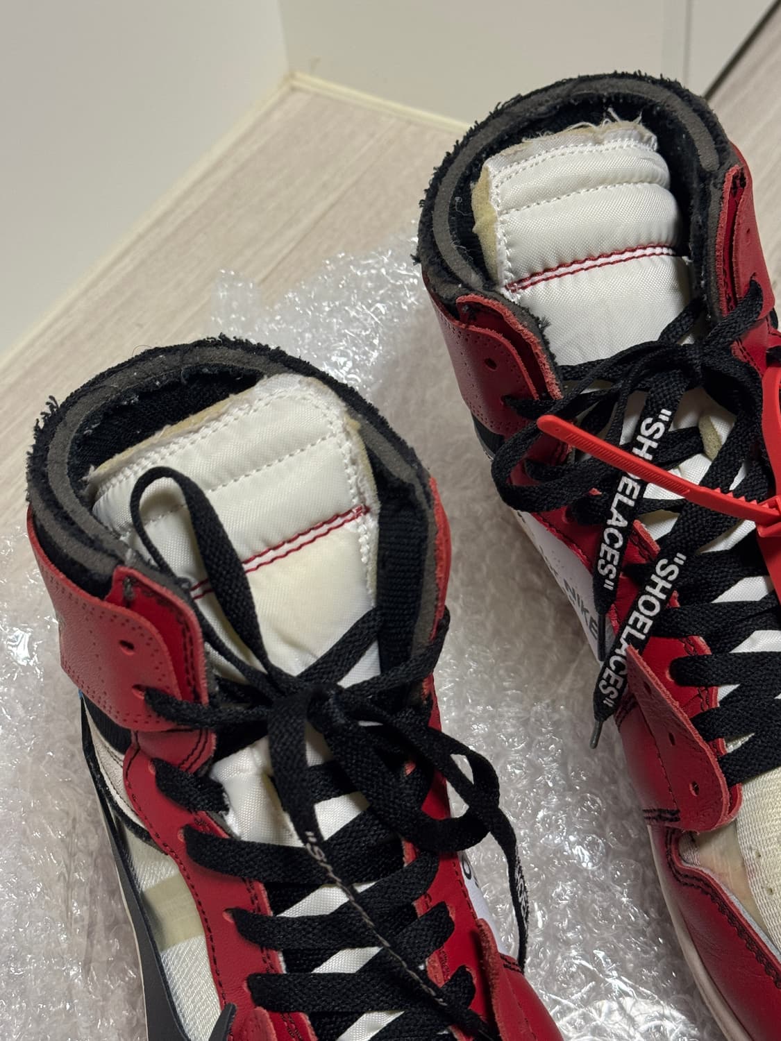 [295] 조던 1 x 오프화이트 레트로 하이 시카고 더 텐 상품이미지7