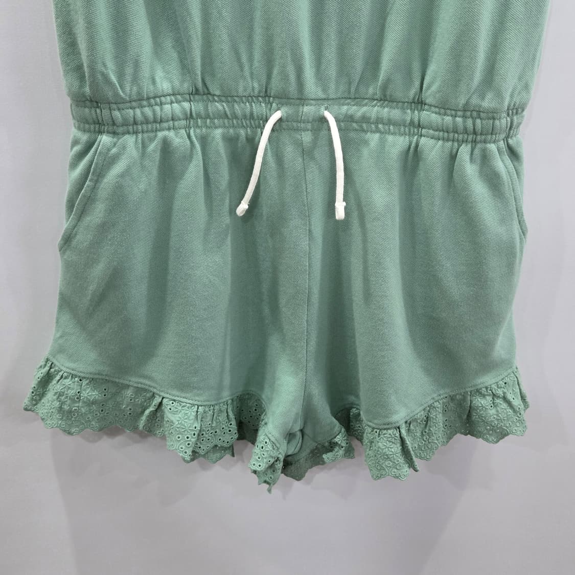 폴로랄프로렌 걸즈 피케 카라 롬퍼 XL/16 상품이미지3