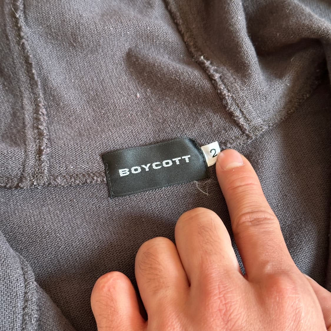 Boycott anorak cotton hoodie 상품이미지7