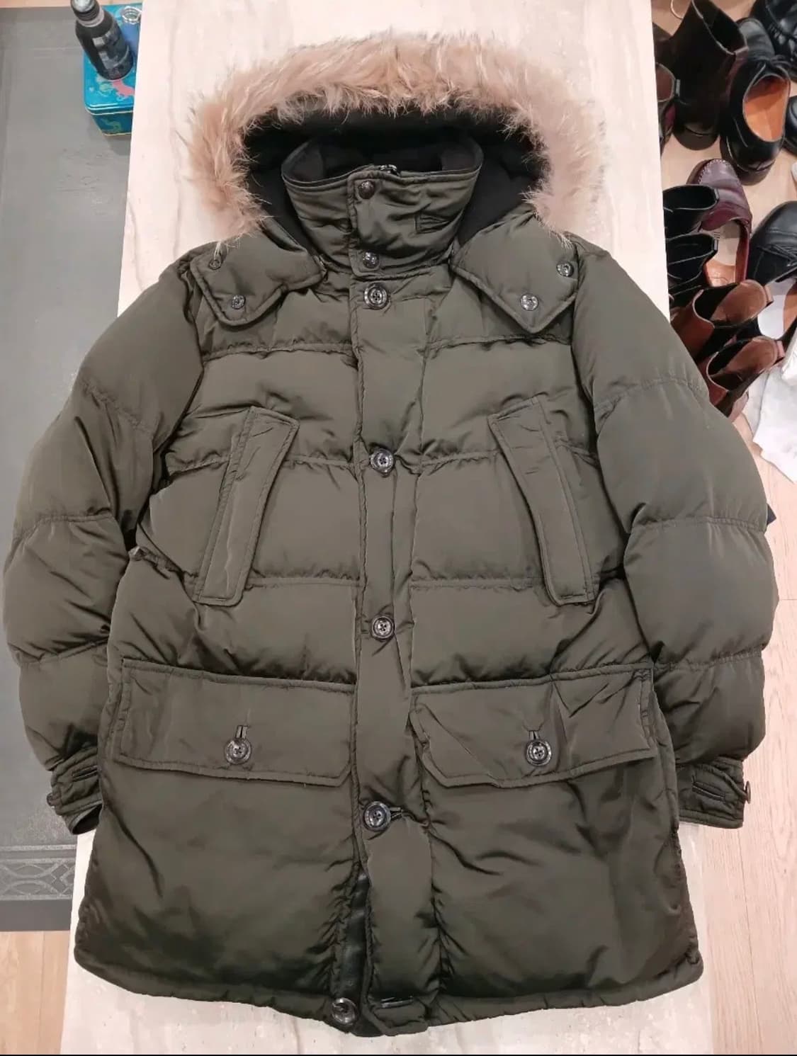 TOM FORD DOWN PUFF COAT FOX FUR HOOD 상품이미지3