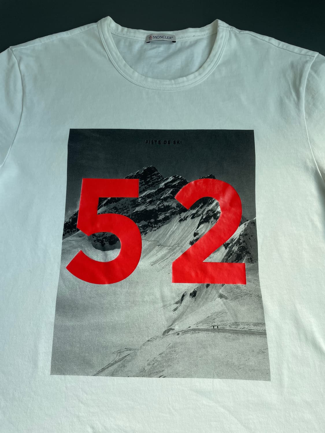 [L] 몽클레어 마운틴 프린팅 와펜 패치 반팔 티셔츠 상품이미지3