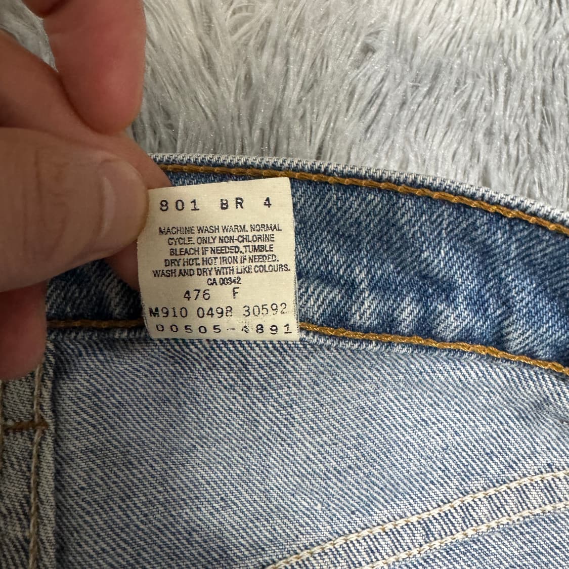 00s 리바이스 504 연청바지 217공장 W34L34 사이즈 상품이미지5