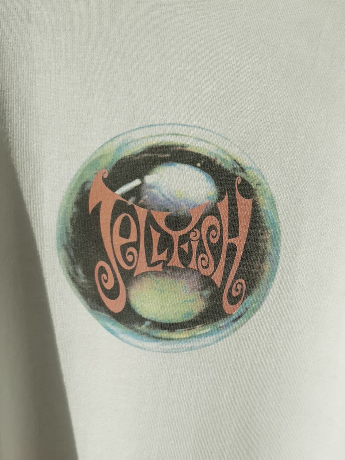 90s FRUITOFTHEROOM 'jellyfish' print tee 상품이미지6