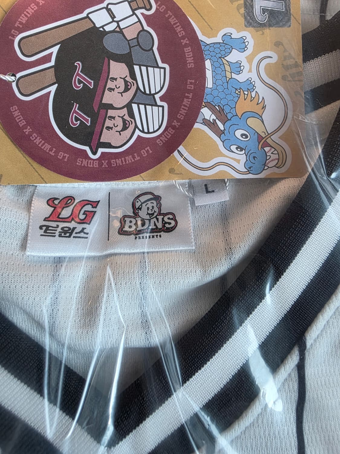 LG트윈스 빠더너스 1990s 유니폼 L 새상품 상품이미지2