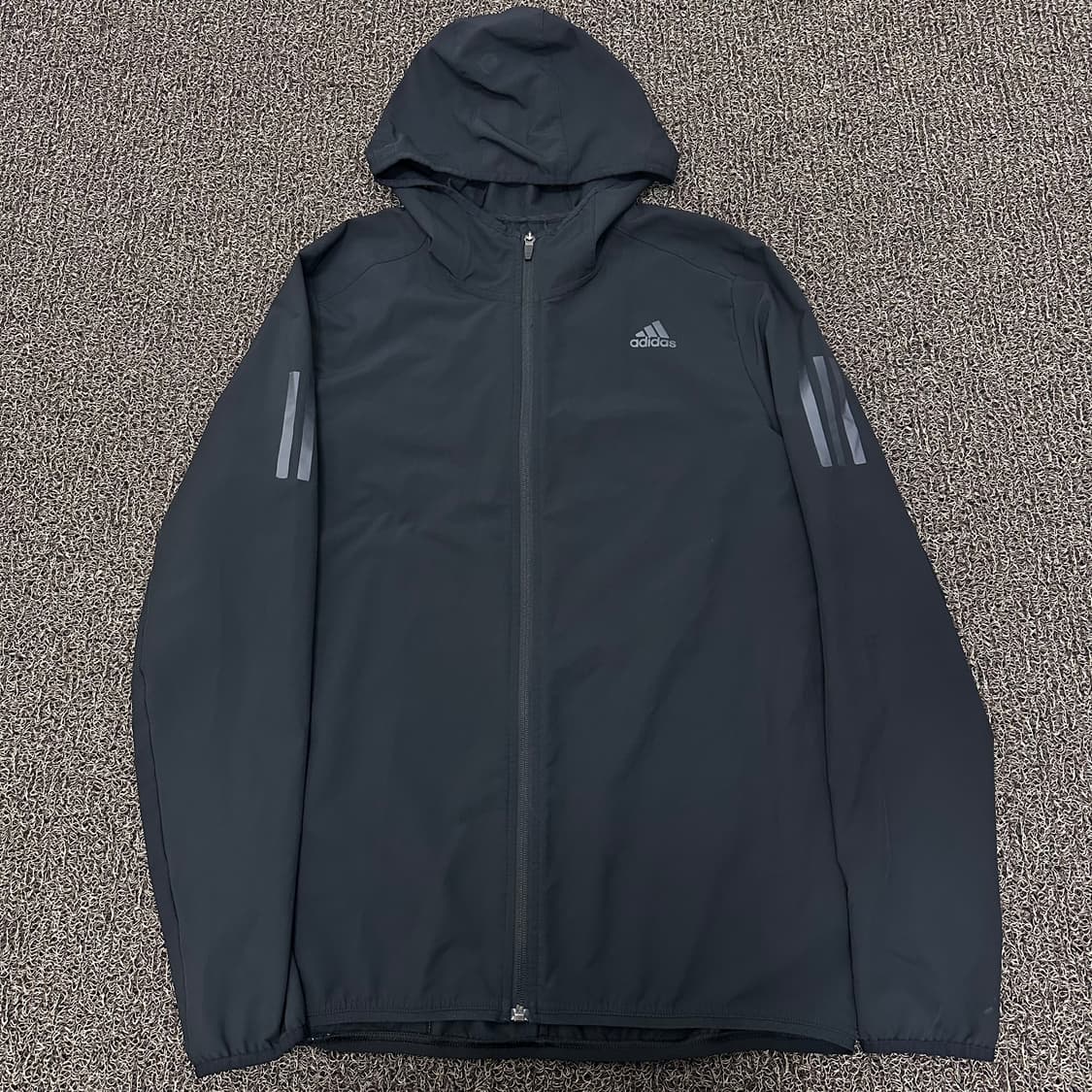 아디다스 경량 후드 바람막이 자켓 블랙 105(XL) 상품이미지1