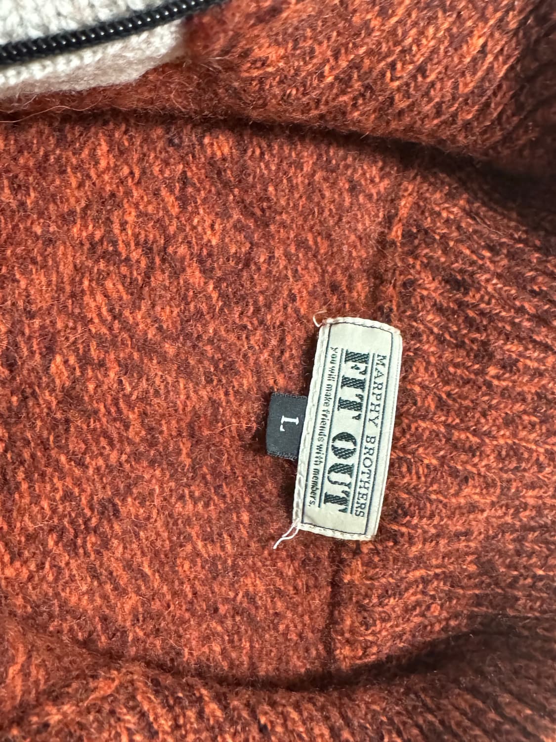 murphy brothers fit out 울100%니트 아노락 상품이미지4