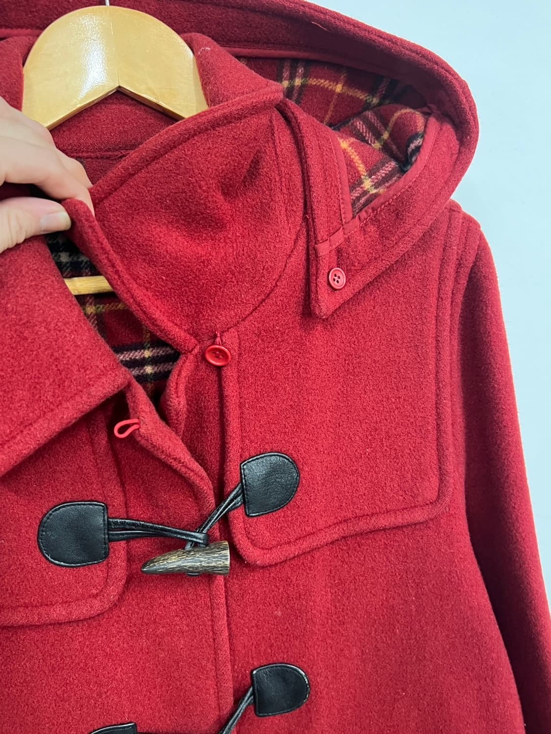 Lee 리 진스 모직 더플 떡볶이 롱 코트 상품이미지4