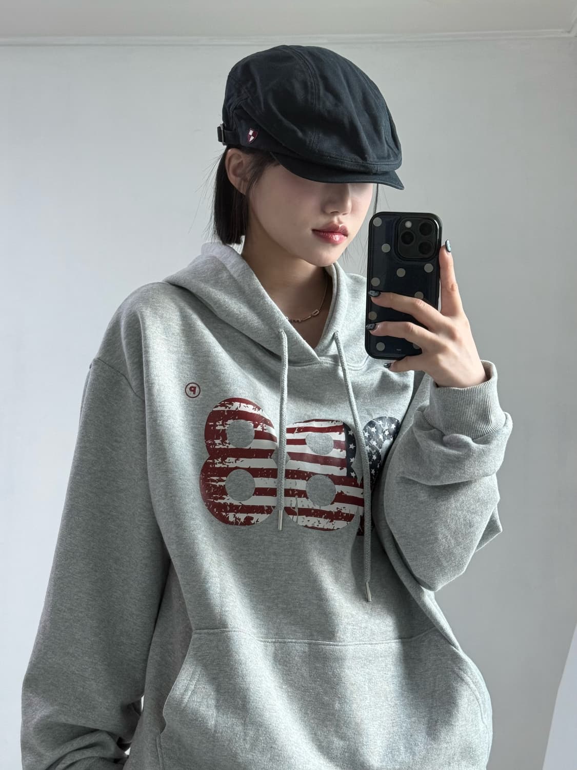 나이키 블랙 로고 헌팅캡 상품이미지6