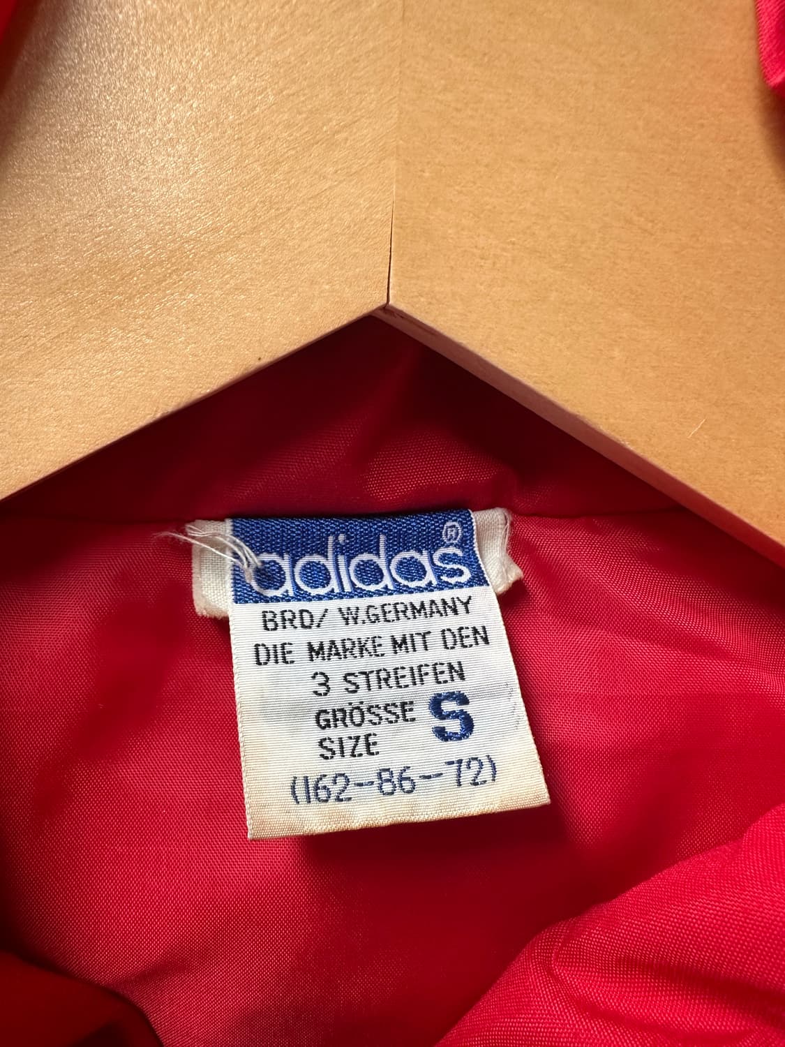 (S)80-90s 아디다스 서독제 하이넥 봄버 레드 상품이미지7