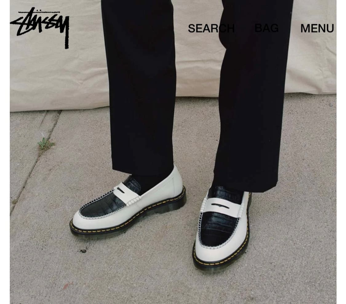 닥터마틴×스투시 펜톤로퍼 상품이미지1