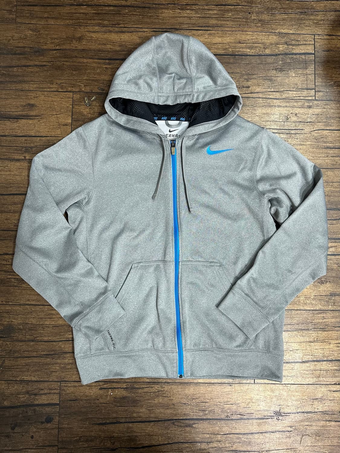 나이키 NIKE THERMA-FIT 기모 후드집업 95 M 그레이 상품이미지2