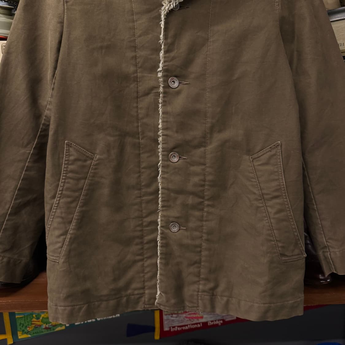 00s 리바이스 레드탭 웨스턴 포켓 쉐르파 자켓 N221 상품이미지4