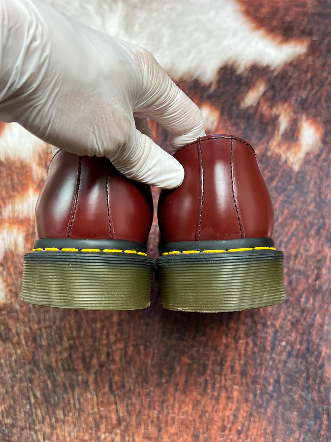 [250] 닥터마틴 1461 3홀 로퍼 스무스 체리레드 상품이미지4