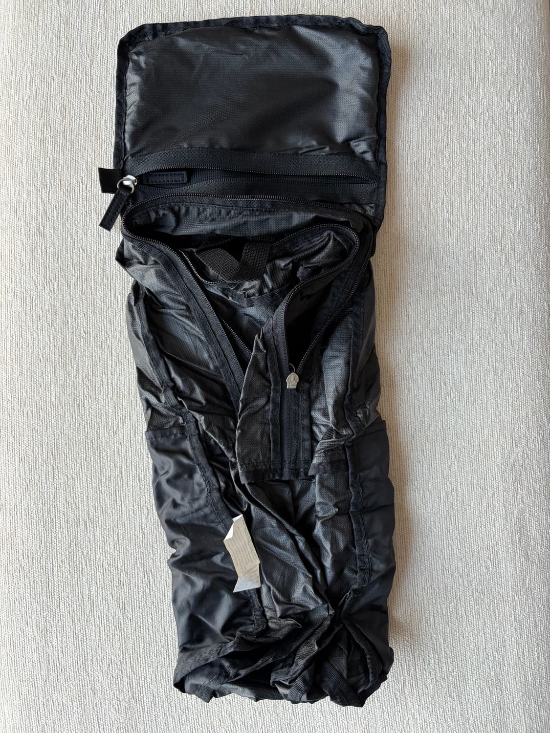 무인양품 (MUJI) 휴대용 접이식 백팩 검정색 상품이미지6