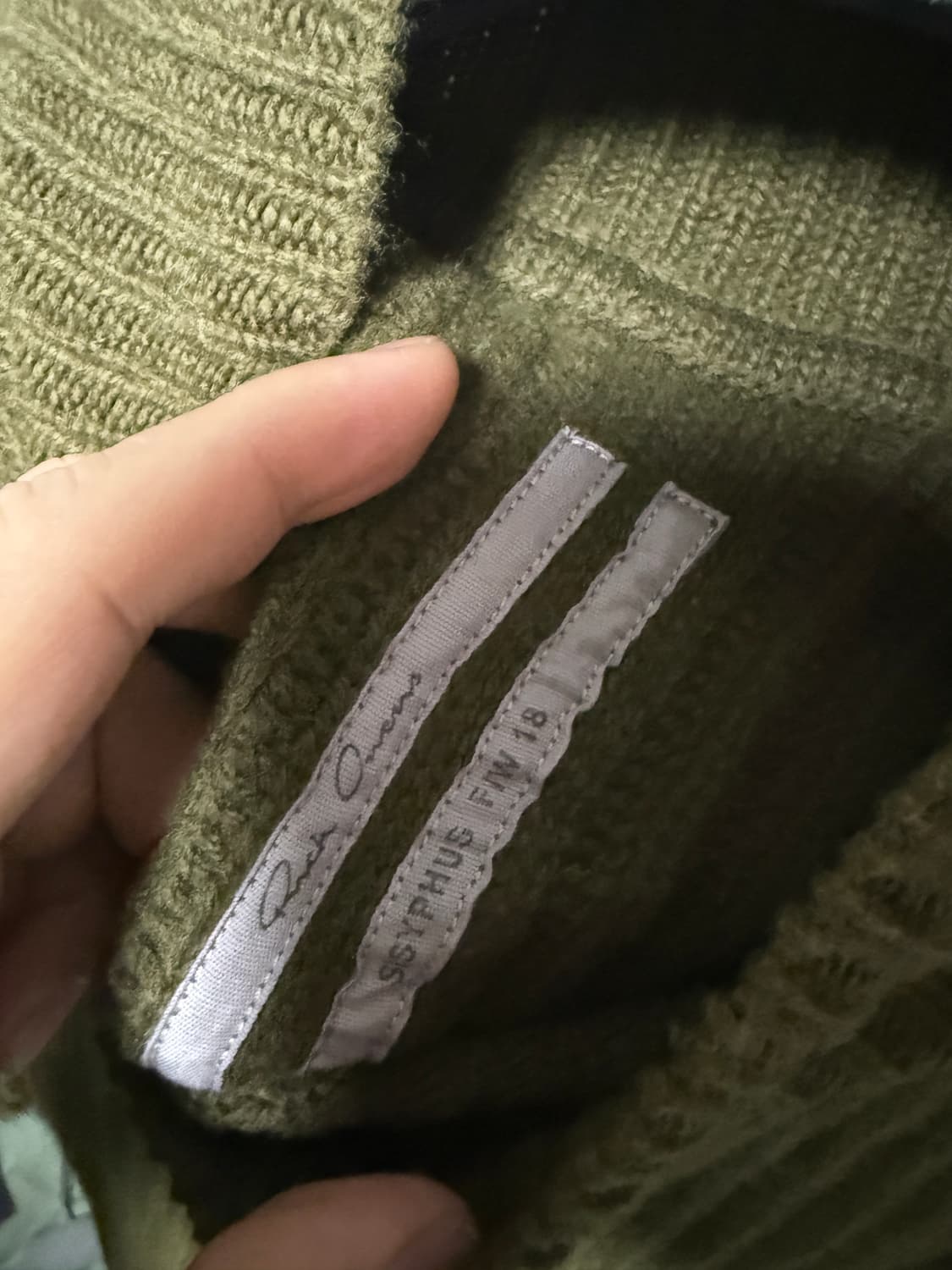 릭오웬스 시시푸스 니트 상품이미지2