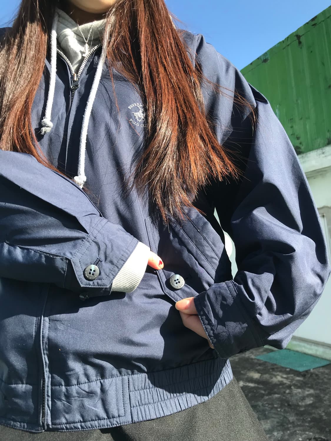 Beverly Hills Polo Club 네이비 집업 자켓  상품이미지9