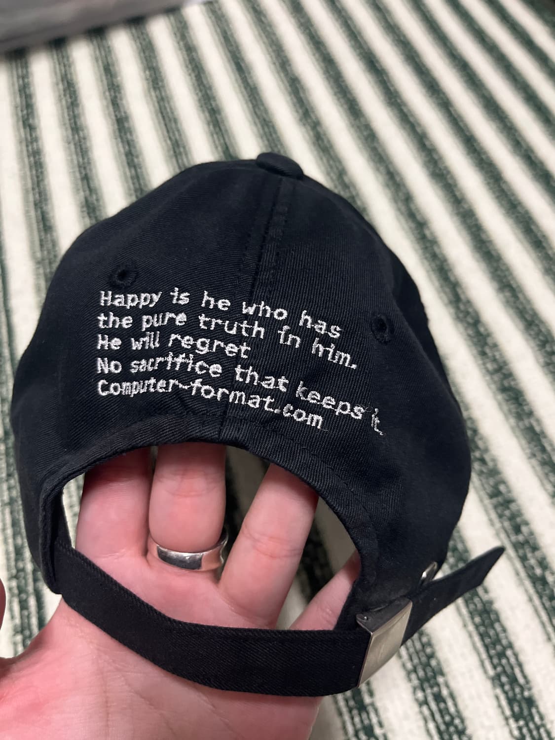 컴퓨터포멧 볼캡 상품이미지2