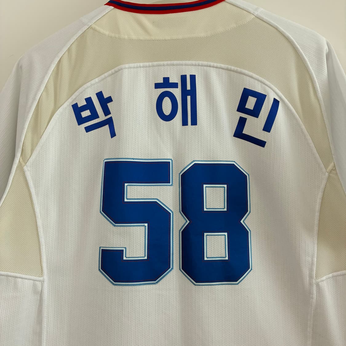 삼성 라이온즈 X 빈폴 박해민 마킹 올드 홈 유니폼 105 상품이미지6