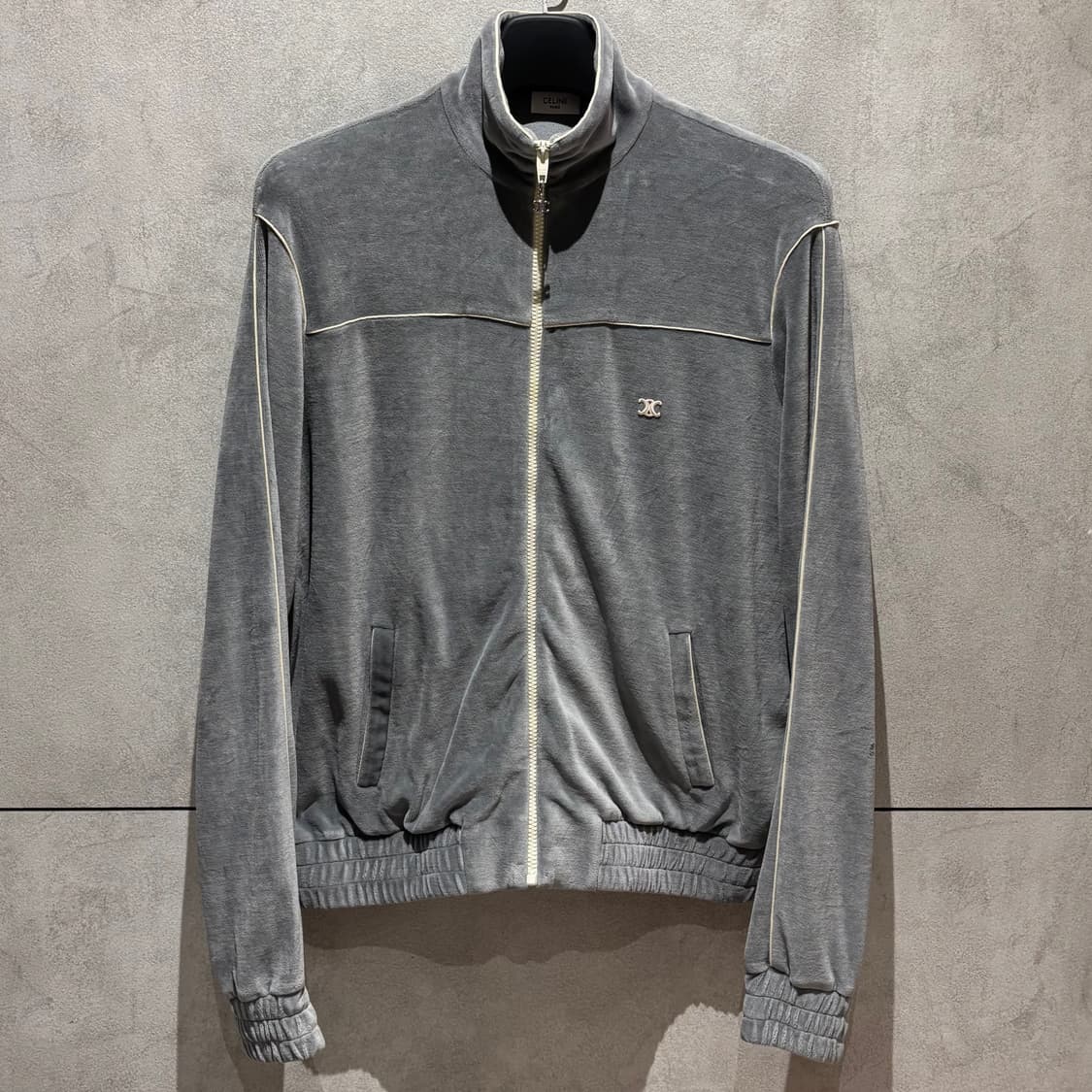 S/셀린느 트리오페 벨벳 트레이닝 집업 상품이미지1