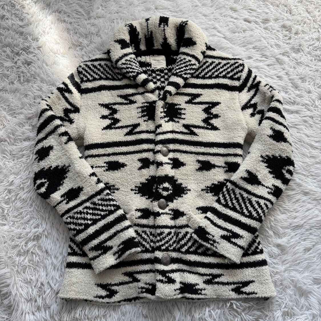 CORTSCO 일본빈티지 에스닉플리스 y2k 노드자켓 니트자켓 XL 52 상품이미지2