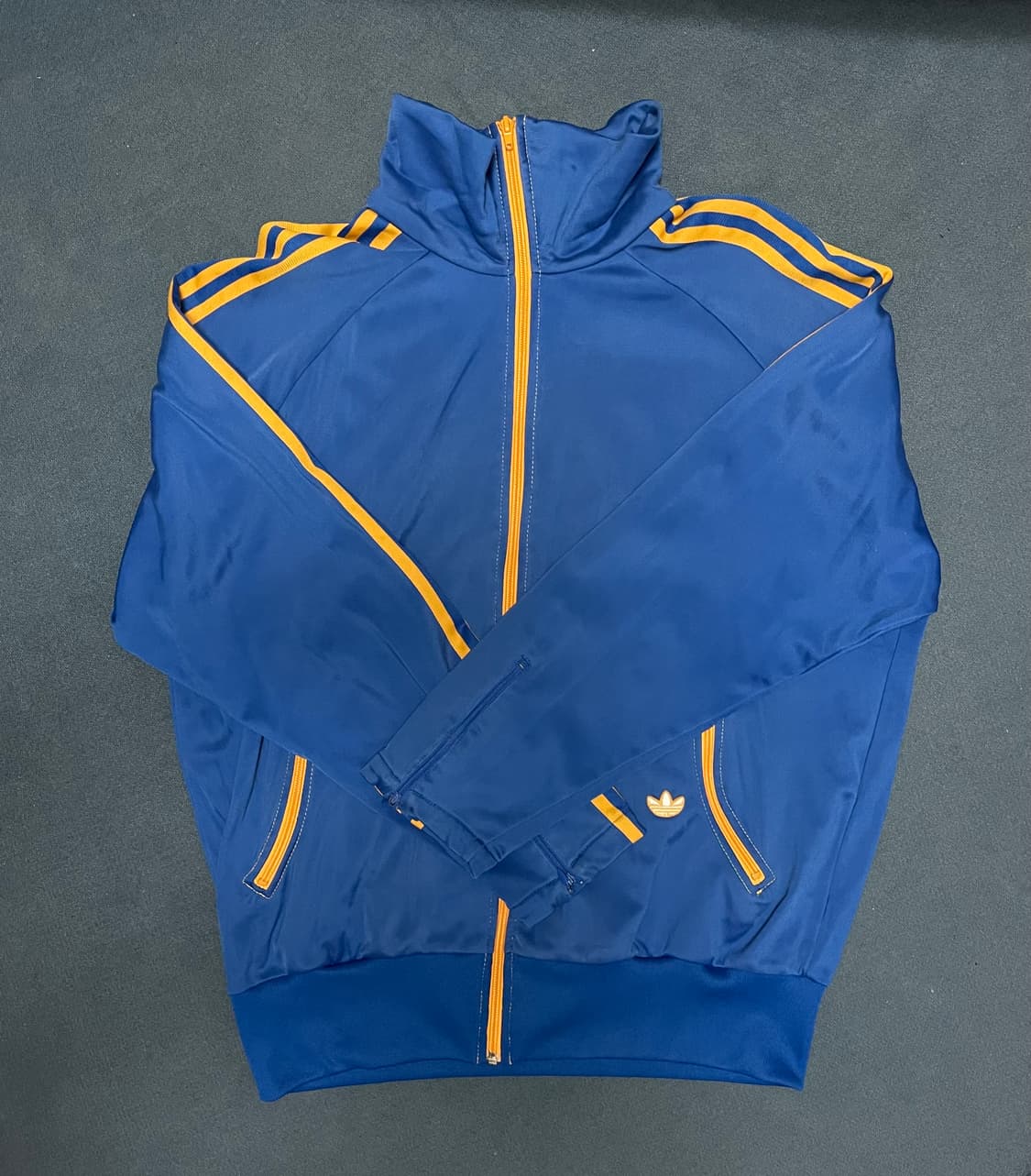 아디다스 구파 져지 트랙탑 블루옐로우 상품이미지1